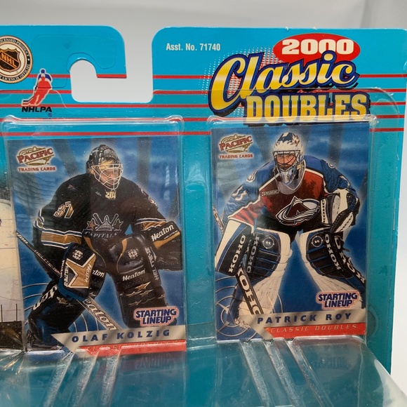 Vintage Starting Lineup Classic Doubles 2000 NHL Goalies Olaf Kolzig Patrick Roy - Picture 4 of 8